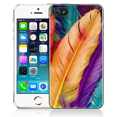 Coque pour iPhone 5C plumes