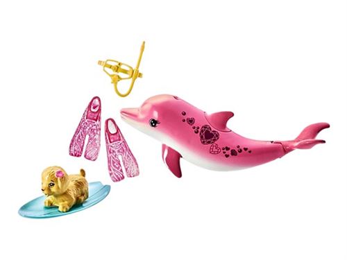 Poup e Barbie et Son Dauphin Magique Poup e Achat prix fnac