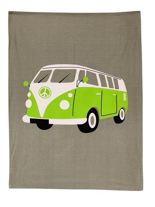 Torchon VW Camper - Vert