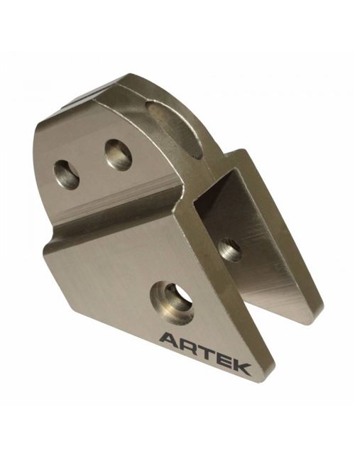 Rehausse amortisseur scoot artek k1 pour peugeot 50 speedfight, tkr titane (nouveau modele)