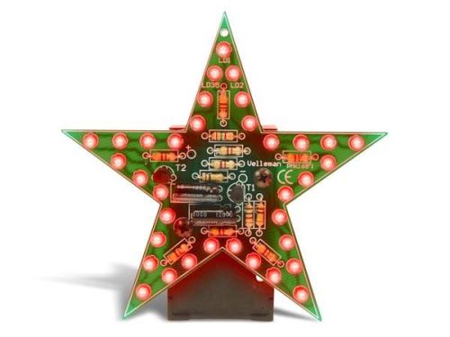 Kit velleman étoile led clignotante rouge MK169R