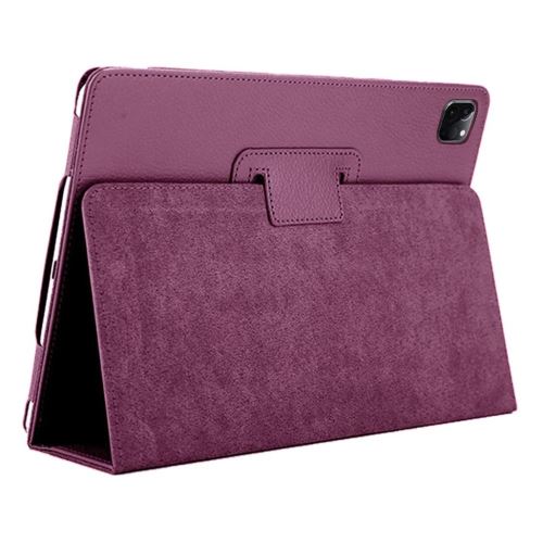 Etui en PU avec support violet pour votre Apple iPad Pro 11 pouces (2020)