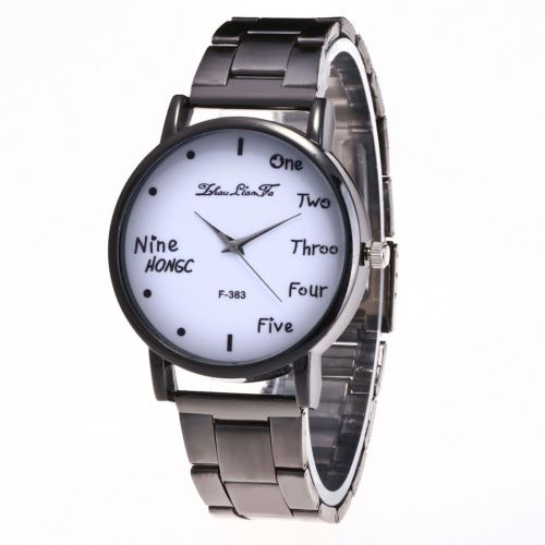 Quartz Inox Sport Analogique Argent Montre Homme