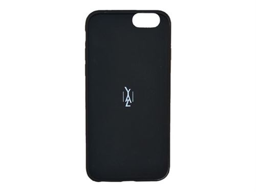 Ascendeo - Achterzijde behuizing voor mobiele telefoon - polycarbonaat, kunstleer, rozenhout - zwart, bruin, hout - voor Apple iPhone 6, 6s