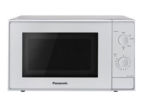 Panasonic NN-E22JMMEPG Micro-Ondes Solo 20L Silver, 20 liters, Argent