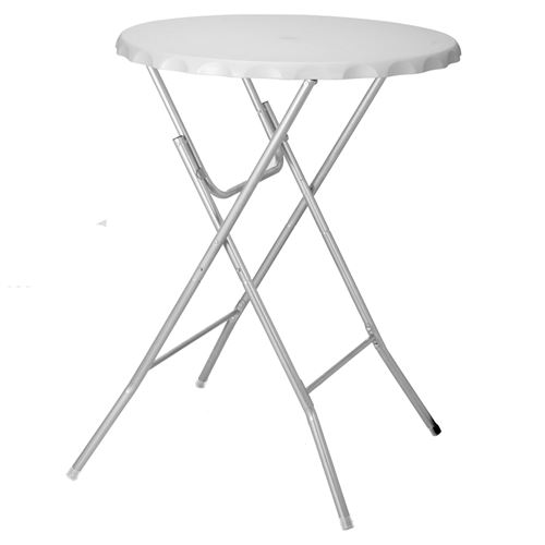 Table haute mange debout pliante