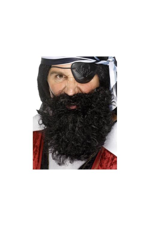 Barbe pirate noire