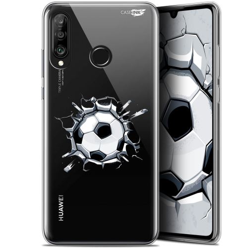 Coque Gel Huawei P30 Lite (6.2 ) Extra Fine Motif - Le Balon de Foot