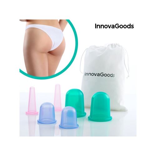 Ventouses de Massage Anti-Cellulite InnovaGoods (Pack de 6)