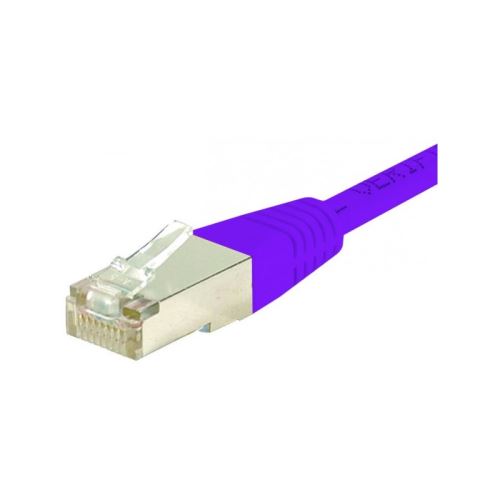 Cordon RJ45 catégorie 6 S/FTP violet - 10 m