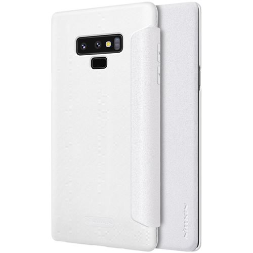 Etui en PU intelligent blanc pour votre Samsung Galaxy Note 9