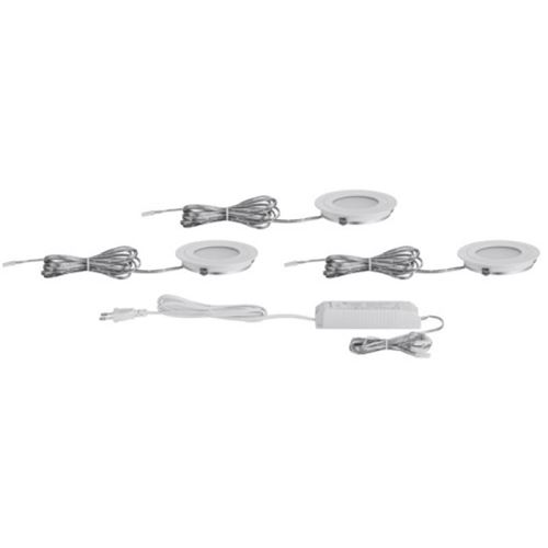 Spot LED encastrable LED intégrée Paulmann Micro Line 93553 blanc chaud 4.5 W fer (brossé) set de 3