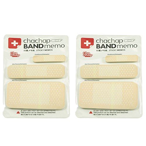 Notes autocollantes Wrapables Band Aid (ensemble de 2)
