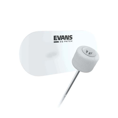 Evans EQPC2 - Patch double-pédale EQ, plastique translucide