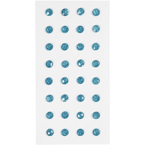 Happy Moments strass bleu clair 8 mm 32 pièces
