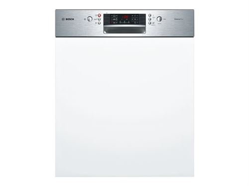 Bosch Serie | 4 SilencePlus SMI46GS01E - Lave-vaisselle - intégrable - Niche - largeur : 60 cm - profondeur : 55 cm - hauteur : 81.5 cm - gris