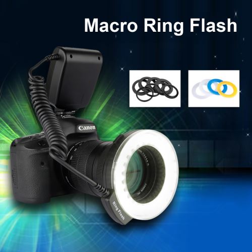 Flash GENERIQUE Meike annulaire macro ring flash pour appareil