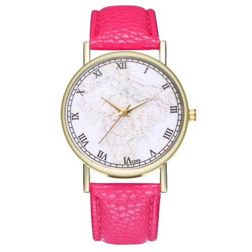 bracelet en cuir montre pour femme montre à quartz tendance T299-ARoseCamine