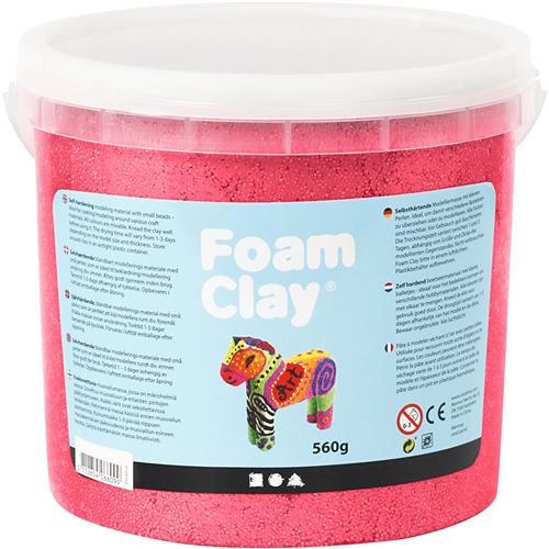 Foam Clay Foam Clay rouge métallique 560 grammes