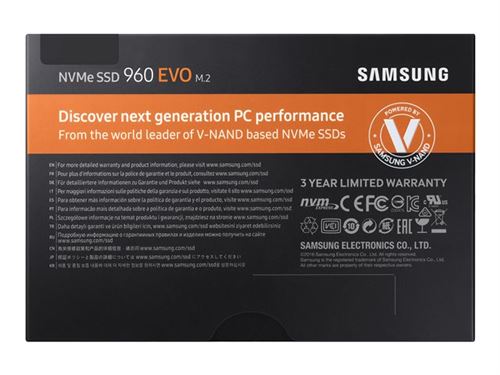 Samsung 960 250gb top