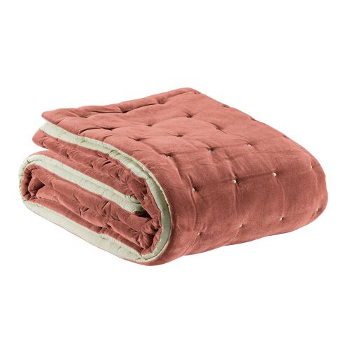 Edredon Elise blush 160 x 160 cm Vivaraise