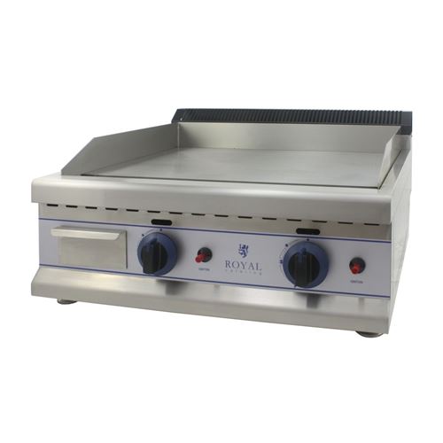 Plancha à gaz - 65cm - propane/butane - 30mbar acier inox professionnel