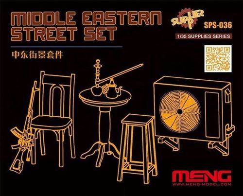 Middle Eastern Street Set (resin) - 1:35e - Meng-model