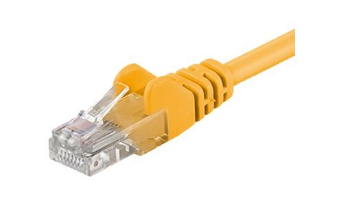 goobay câble de réseau - 1.5 m - jaune