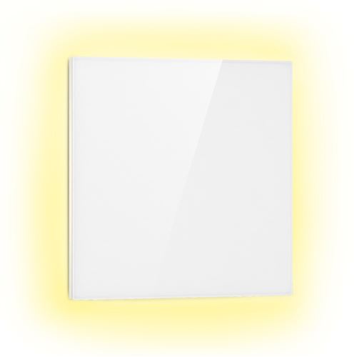 Radiateur infrarouge - Mojave 500 - Panneau chauffant - 60x60cm - 500W - Connect&eacute; - Blanc