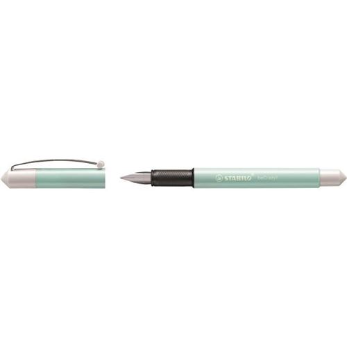 STABILO Stylo-plume beCrazy! Pastel White - Turquoise