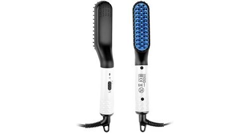 Lisseur barbe cheveux 2 en 1 pour hommes professionnel,température réglable 180℃ ou 200 ℃