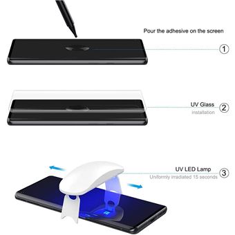 3 Films de protection écran verre trempé incurvé avec colle pour Samsung  Galaxy S22 Ultra 5G [Novago] - Protection d'écran pour smartphone - Achat &  prix