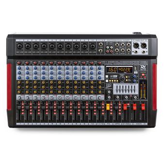 Power Dynamics PDM-T1204 Console de mixage 12 canaux - avec Streaming Bluetooth, Egaliseur graphique 7 bandes - 1