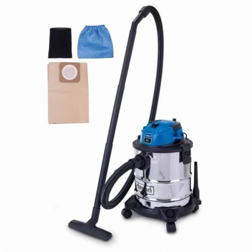 Scheppach Aspirateur Eau Et Poussiere V20 - 1300 W - Cuve Acier Inoxydable 20L - Image 2