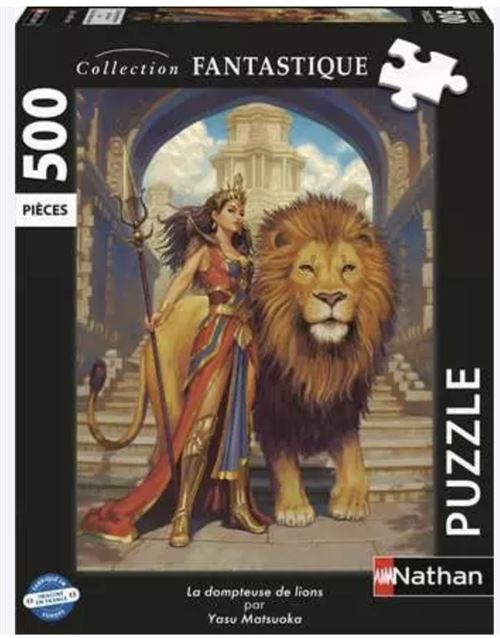 Ravensburger Beige Puzzle 500 Pièces - Dompteuse De Lion Avec Images Uniques - Neuf - Image 3