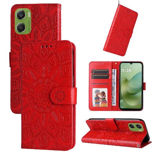 Étui Portefeuille Pour Motorola Moto G56 - Cuir PU, 3 Fentes Cartes, Support Intégré Et Fermeture Magnétique - 9