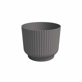 Pot de fleur - ARTEVASI - Miami Wavy - 30 cm - 13 L - Anthracite - 1