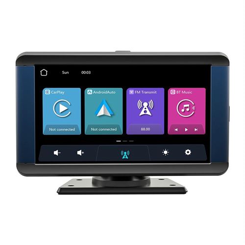 Autoradio 7 Pouces Écran Tactile Bluetooth CarPlay Android Auto Enregistreur Intégré YONIS