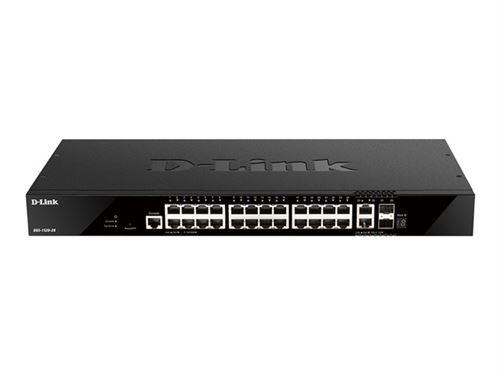 D-Link DGS 1520-28 - Commutateur - C3 - intelligent - 24 x 10/100/1000 + 2 x Gigabit SFP + 2 x 10 Gigabit SFP+ - Montable sur rack