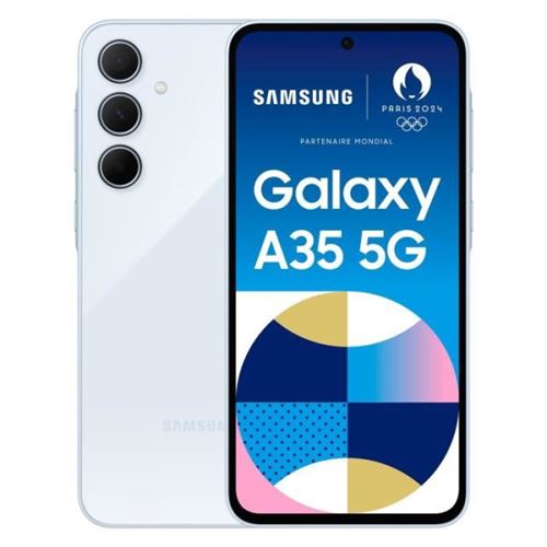 Smartphone Telephone Samsung Gala y A35 128 Go 5G Bleu