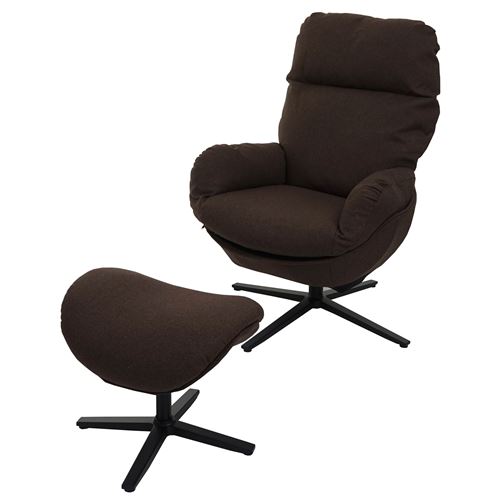 Mendler Marron Fauteuil Relax Pivotant - Image 2