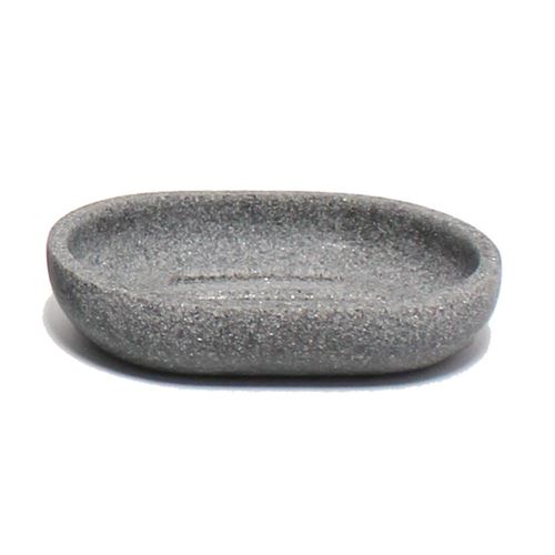 GENERIQUE - Porte-savon design - Granite - Gris - 12 cm - Image 3