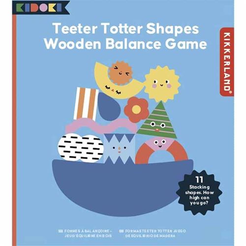 Jeu Enfant - Jeu d'équilibre - en bois - Kikkerland