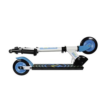 Trottinette FLEXXY 121 Girl – 2 Roues PVC 121 Mm, Pliable, Réglable, Blanc/gris/corail