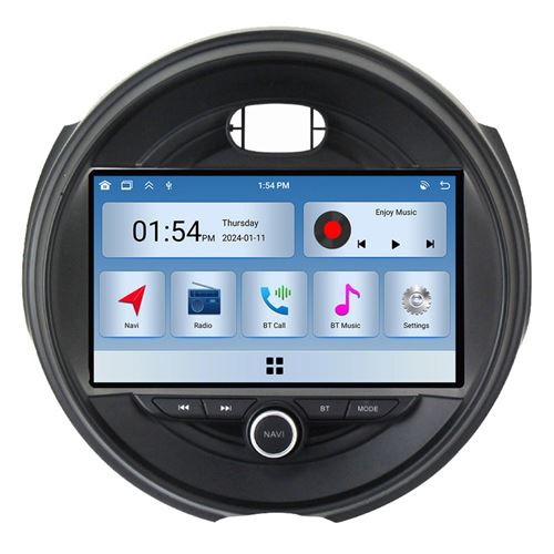 Autoradio RoverOne® Bluetooth CarPlay 2 Din 6Go RAM 128Go ROM pour BMW Mini Cooper 2014-2020