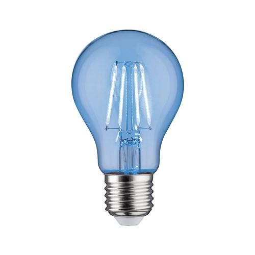 Ampoule LED Sp&eacute;cial - Bulbe - Verre clair - E27 - 1W - Bleu