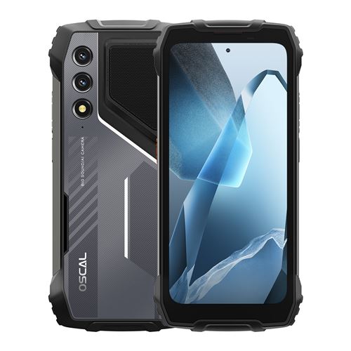 Smartphone OSCAL PILOT1 6.67 6Go 256Go Android 14 Telephone Portable dual sim 4G - Noir