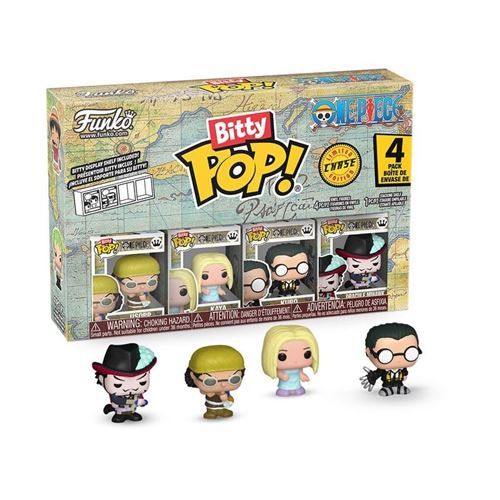 Figurine Funko Bitty Pop 4 pk One Piece 12 pièces in PDQ Modèle aléatoire