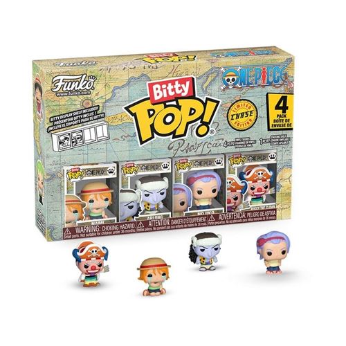 One Piece - Luffy Bitty Pop! 4pk - Funko Pop - Multicolore - Onesize - 100% Pvc
