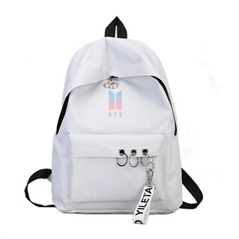BTS Sac à Dos D'école étudiant Toile Sac D'école Hommes Et Femmes Sac à